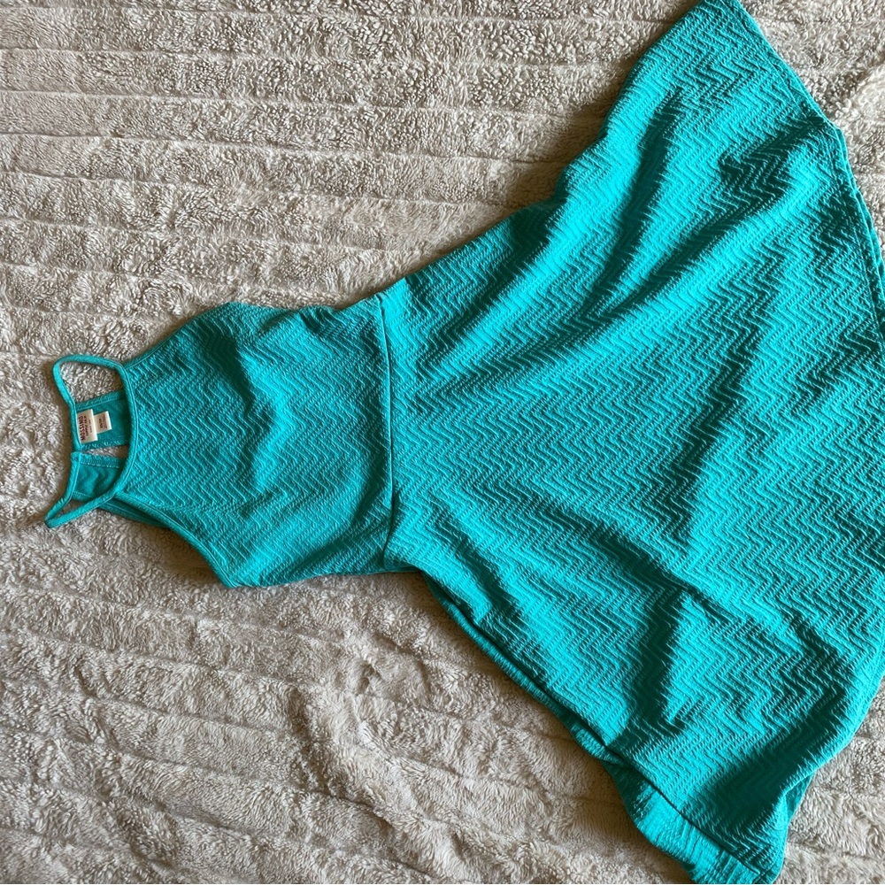 Turquoise Sleeveless Dress